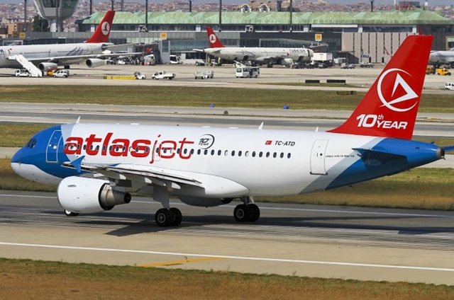 İşletmenin adı: ATLASJET  HAVACILIK A.Ş.Uçak tipi: A319-100Miktarı : 1