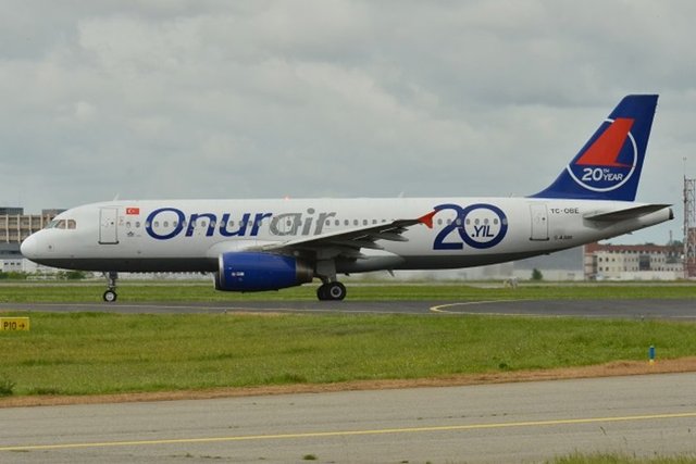 İşletmenin adı: ONUR AIR TAŞIMACILIK A.Ş.Uçak tipi: A320-200Miktarı : 9