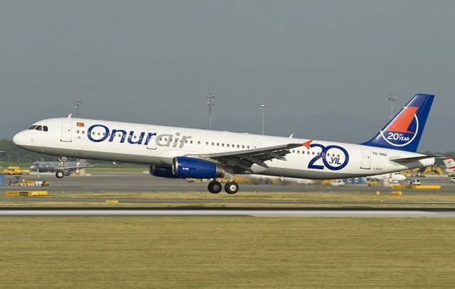 İşletmenin adı: ONUR AIR TAŞIMACILIK A.Ş.Uçak tipi: A321-100Miktarı : 2