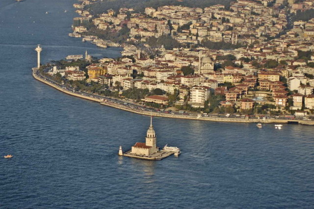 Gözde manzara noktaları: Salacak.