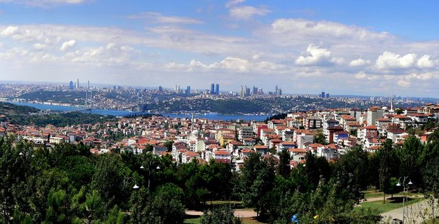 Gözde manzara noktaları: Çamlıca, Pierre Loti, Yenikapı, Safir Teras.