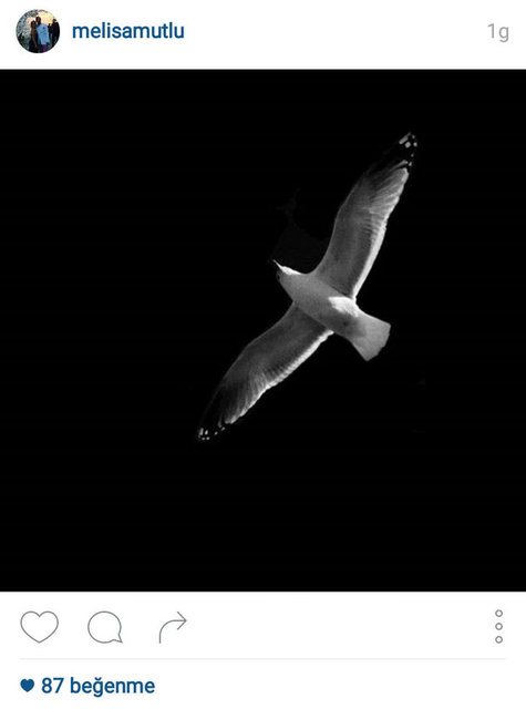 MELİSA MUTLU'NUN INSTAGRAMDAN PAYLAŞTIĞI FOTOĞRAF