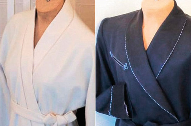 Tasarımcı Daniel Hanson'ın 5 yıl önce tasarladığı kaşmirden sabahlıkların üstünde, dük ve düşesin isimleri bulunuyor. Hanson'ın daha önce Elton John, Brad Pitt ve John Travolta gibi isimlere sabahlık tasarladığı belirtiliyor.