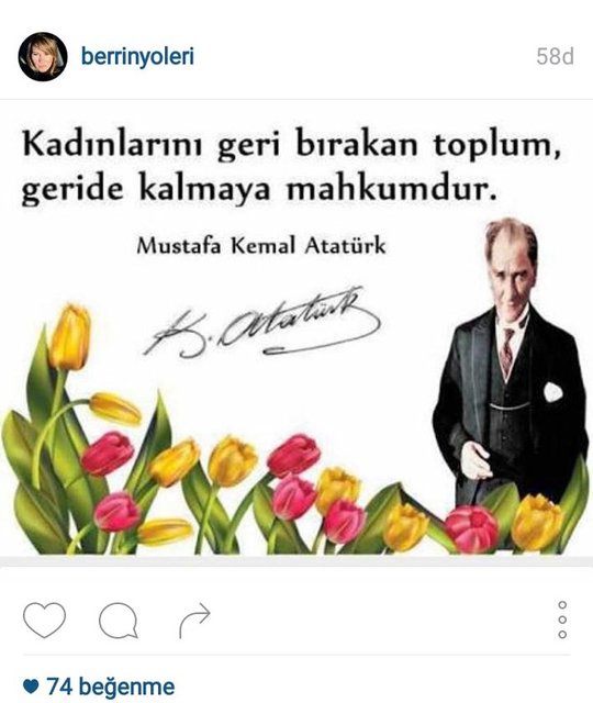 BERRİN YOLERİ'NİN KADINLAR GÜNÜ İLE İLGİLİ PAYLAŞIMI
