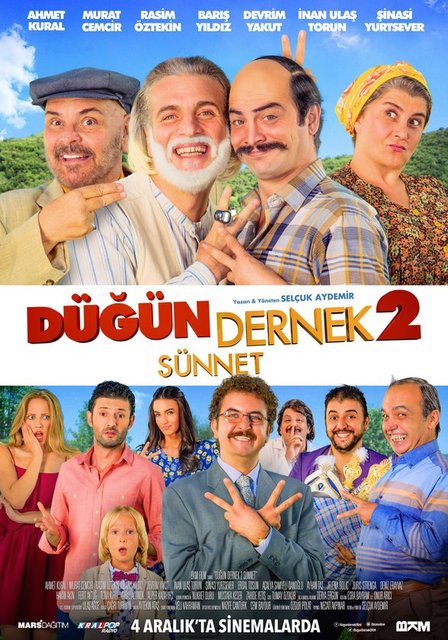 8)Düğün Dernek 2 : SünnetHasılat: 9.719.025 TL         Seyirci: 836.817    