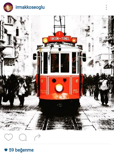 IRMAK KÖSEOĞLU'NUN SOSYAL MEDYADAN PAYLAŞTIĞI FOTOĞRAF