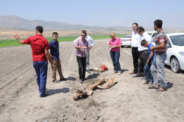 İl Kültür Turizm Müdürlüğü uzmanlarının fosilin bulunduğu alanda inceleme başlattığını belirten Yanardağ, şöyle konuştu: