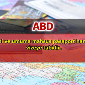 TÜRKİYE'NİN VİZE UYGULADIĞI ÜLKELER