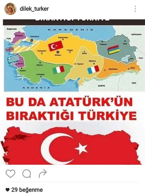 DİLEK TÜRKER'İN SOSYAL MEDYADAN PAYLAŞTIĞI FOTOĞRAF