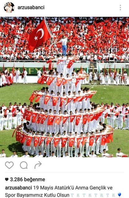 ARZU SABANCI'NIN SOSYAL MEDYADAN PAYLAŞTIĞI FOTOĞRAF