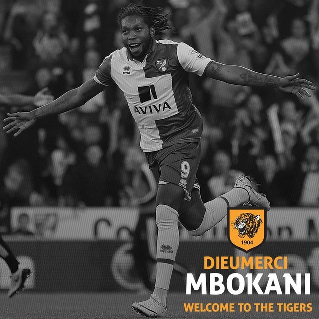 DIEUMERCI MBOKANIDinamo Kiev > Hull City (Kiralık)