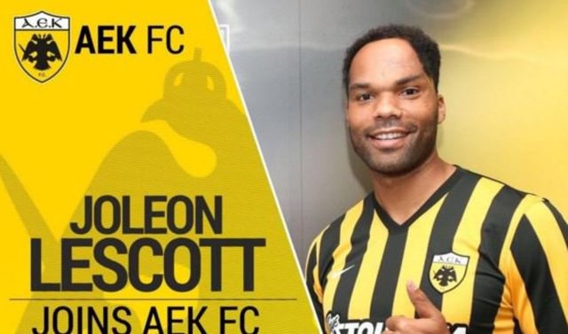 JOLEON LESCOTTAston Villa > AEK (Bedelsiz)