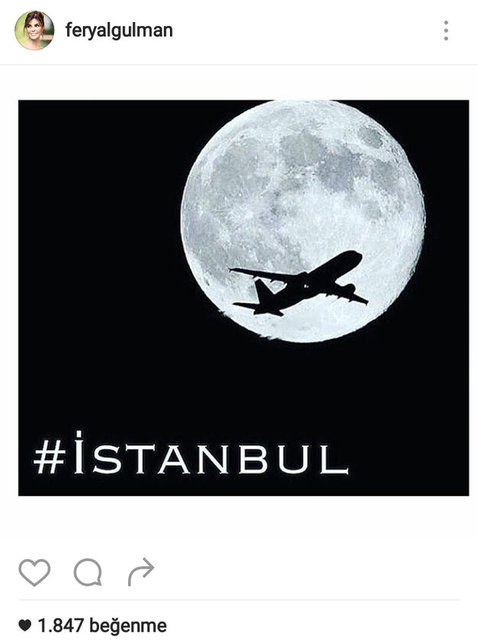 FERYAL GÜLMAN'IN SOSYAL MEDYADAN PAYLAŞTIĞI FOTOĞRAF