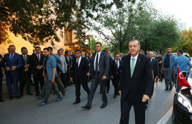 İşte Cumhurbaşkanı Erdoğan'ın ziyaretinden kareler...
