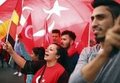 Almanya'daki 'Darbeye karşı demokrasi mitingi'nden kareler