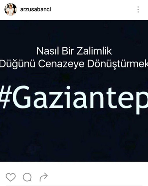 ARZU SABANCI'NIN SOSYAL MEDYADAN PAYLAŞTIĞI FOTOĞRAF