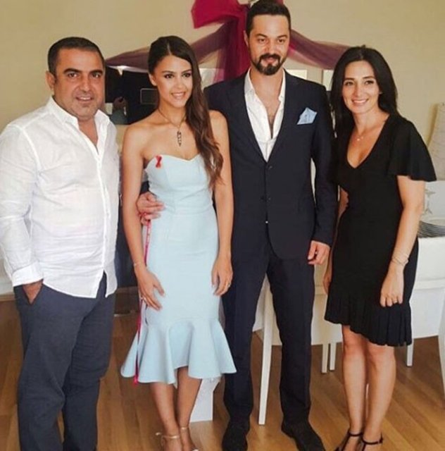 Törene çiftin aile yakınları katılırken renkli karelerde sosyal medyada paylaşıldı.