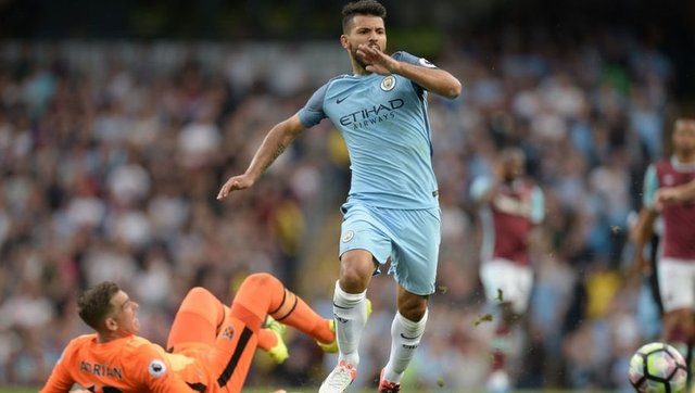 11. Sergio Agüero (Manchester City) - 89