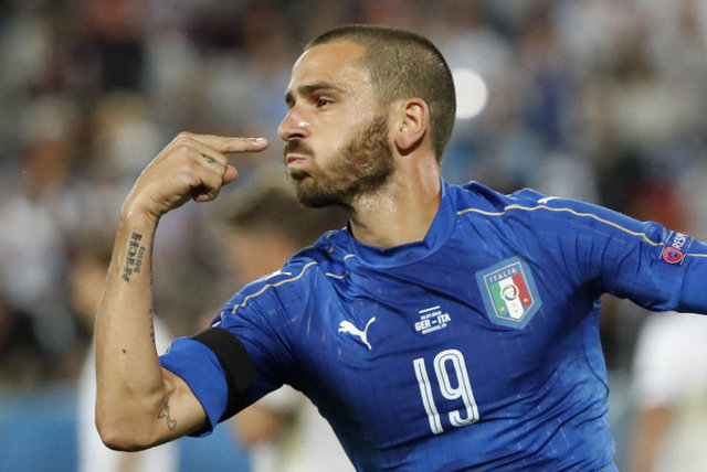 33. Leonardo Bonucci (Juventus) -87