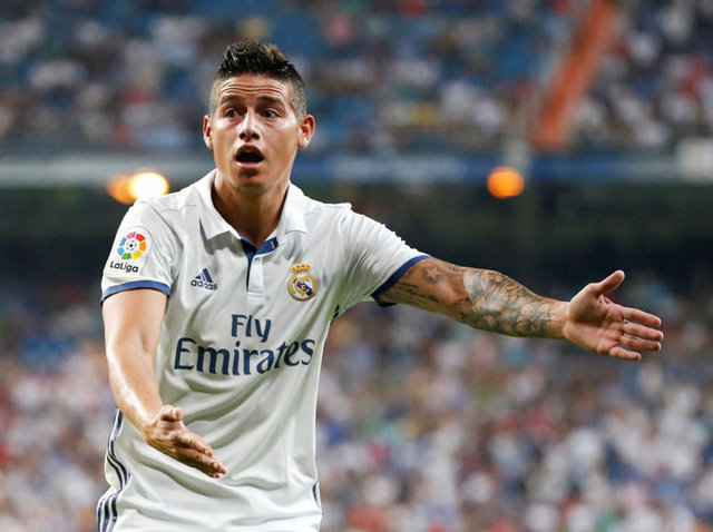 45. James Rodriguez (Real Madrid) - 87