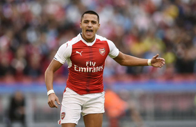 36. Alexis Sanchez (Arsenal) - 87
