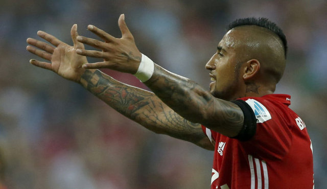 42. Arturo Vidal (Bayern Munich) - 87
