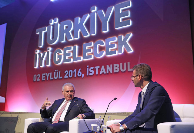 Başbakan Binali Yıldırım - BloombergHT TV Genel Yayın Yönetmeni Cüneyt Başaran