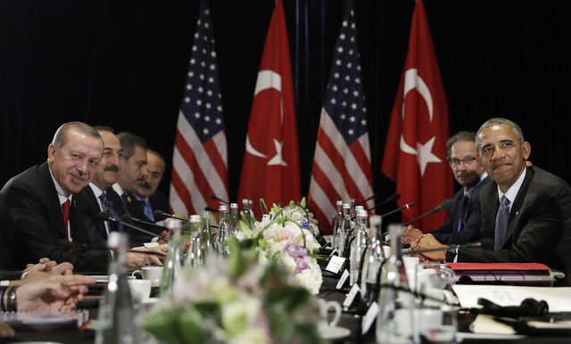 İşte Erdoğan-Obama görüşmesinden kareler...