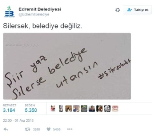 İşte belediyelerin sosyal medyada çok konuşulan ilginç paylaşımları...