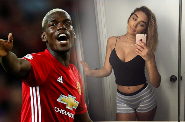 Dünya tarihinin en pahalı transferi olan Pogba, Manchester sokaklarında Justin Bieber'ın eski sevgilisi ile görüntülendi.