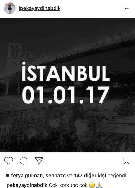 İPEK ABDİK'İN SOSYAL MEDYADAN PAYLAŞTIĞI FOTOĞRAF