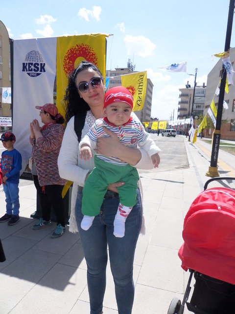 Törende 7 aylık Diren Ali ilgi odağı oldu.