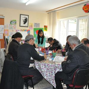 Hem tedavi hem meslek sahibi oluyorlar...