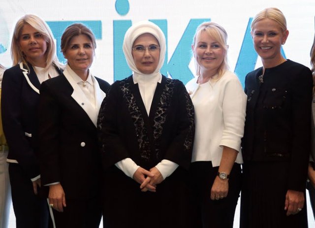NİLÜFER BULUT, EMİNE ERDOĞAN, DEMET SABANCI ÇETİNDOĞAN, ZEHRA NEŞE KAVAK