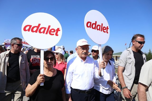 KILIÇDAROĞLU'NUN "ADALET YÜRÜYÜŞÜ"NDE 3. GÜN -  