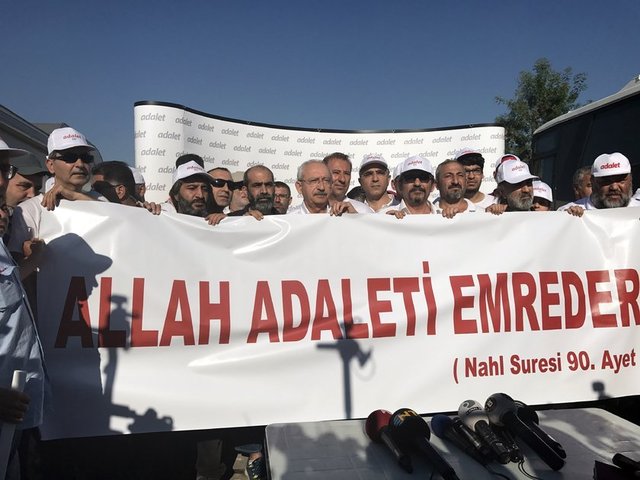 Kılıçdaroğlu'nun "Adalet Yürüyüşü"nde 17. gün