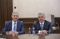 <p>Sağlık Bakanı Ahmet Demircan (solda)</p>\n<p>Ulaştırma, Denizcilik ve Haberleşme Bakanı Ahmet Arslan (sağda)</p>