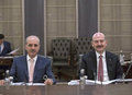 <p>İçişleri Bakanı Süleyman Soylu (sağda)</p>\n<p>Kültür ve Turizm Bakanı Numan Kurtulmuş (solda)</p>