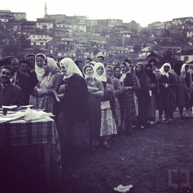 Seçimlerinde Oy Kullanan Vatandaşlar 1960