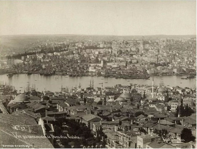 Galata Kulesi'nden Bakış - 1890