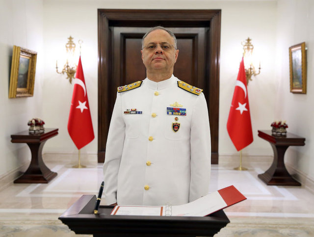 Deniz Kuvvetleri Komutanı Oramiral Bülent Bostanoğlu
