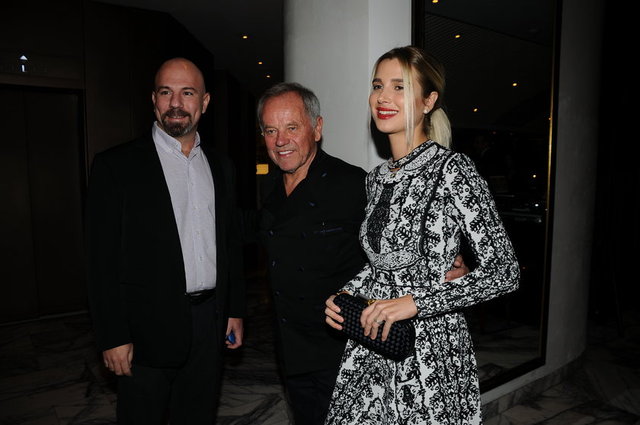 İLHAN SABANCI, WOLFGANG PUCK, PINAR SABANCI