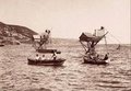<p>Rumeli Kavağı'nda dalyanlar (1910'lu yıllar, Phebus Stüdyosu)</p>