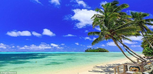 15. Muri Beach, Cook Adaları, Yeni Zelanda