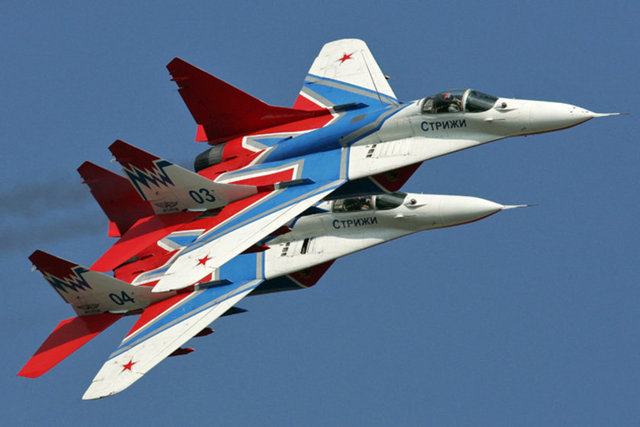 RUSYA - 1550 SAVAÇ UÇAĞI - 262 X MiG-29/35 - 134 X MiG-31  - 296 X Su-24  - 201 X Su-25  - 378 X Su-27/30/35  - 109 X Su-34 -  