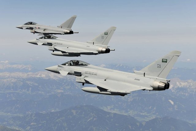 SUUDİ ARABİSTAN - 284 SAVAŞ UÇAĞI - 54 X Eurofighter Typhoon - 149 X F-15C/S/SA  - 81 X Tornado IDS  - SİPARİŞİ VERİLENLER: 28 X F-15C/S/SA 