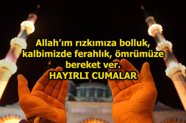 Umutsuz olma! Olmaz deme. Umutları var eden, sebepleri yaratan, olmazları olduran ALLAH var. O varsa herşey var. Hayırlı Cumalar