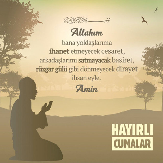 Resimli cuma mesajları - 23 - Ömrüne ömür katılsın, Gönlüne meltem saçılsın. Bu mübarek günde melekler dört yanını sarsın...Derdine derman, gönlüne iman dolsun..! Hayırlı Cumalar.