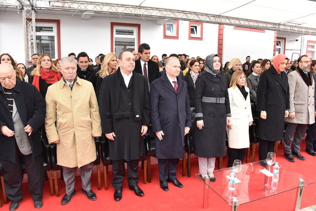 YAŞAR KAPTAN ÇEBİ, ÖMER SABANCI, TEKİRDAĞ VALİSİ MEHMET CEYLAN, AİLE VE SOSYAL POLİTİKALAR BAKANI FATMA BETÜL SAYAN KAYA, NESRİN ERCAN, AK PARTİ TEKİRDAĞ MİLLETVEKİLİ AYŞE DOĞAN