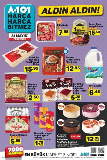 A101 31 Mayıs Aktüel ürünler kataloğu daha önce yayınlanmıştı. A101'in bu haftaki indirim listesinde Mayıs onu sürprizlerini eklemiş gibi duruyor. Bu hafta TV, elektronik ürün, bahçe ürünleri, ev tekstili ürünleri,  kişisel bakım elektronik ürünleri, oyuncaklar, akülü araba, dolap ve mutfak ürünleri listede yer alıyor. İşte A101 31 Mayıs 2018 Aktüel ürünler kataloğu